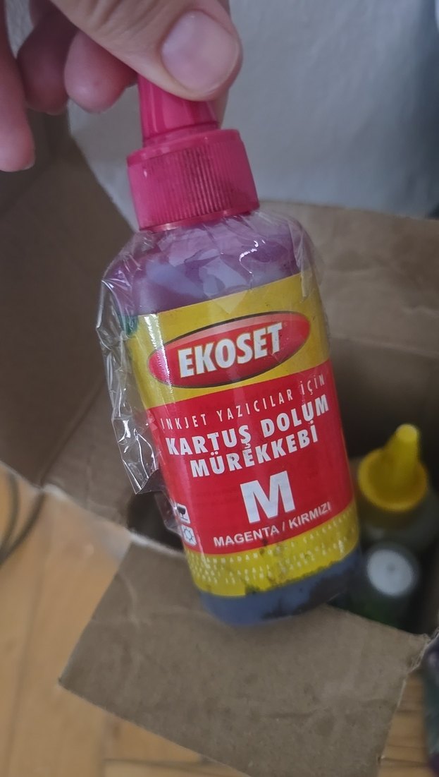 Renkli Mürekkep Dolum Şişeleri - Görsel 3