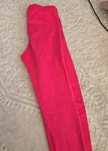 Kız Çocuk Fuşya Elastik Bel Tayt - Görsel 3