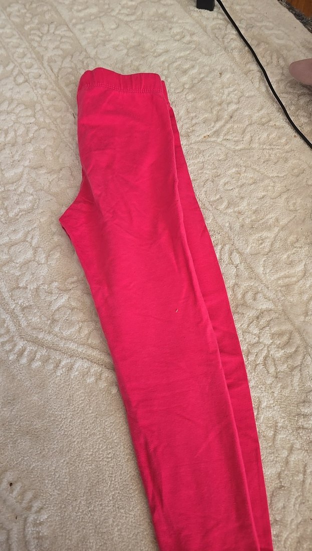 Kız Çocuk Fuşya Elastik Bel Tayt - Görsel 3