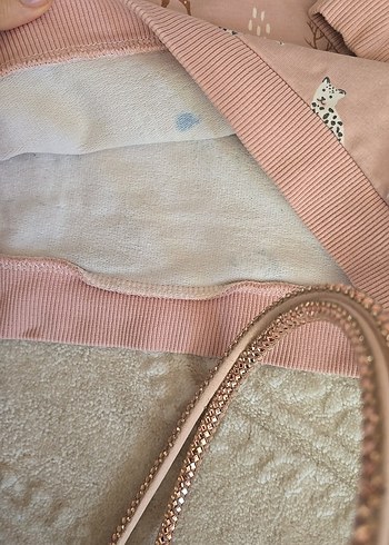 Kız Çocuk Pembe Zebra Desenli Sweatshirt - Görsel 4