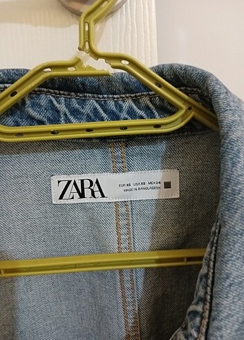 xs Beden Zara kadın kot ceket xs s beden uyumlu 