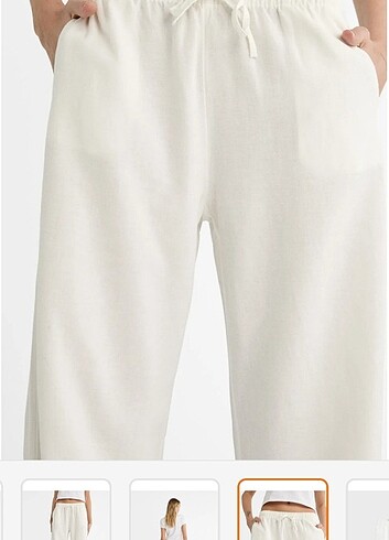 xs Beden beyaz Renk Stradivarius pantolon xs