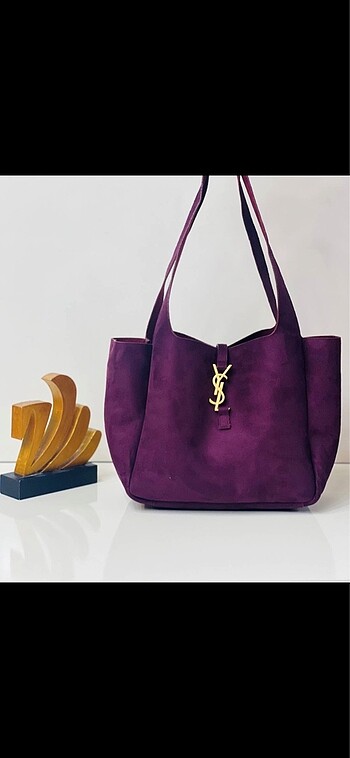 Beden çeşitli Renk YSL BÜYÜK BOY ÇANTA SÜET