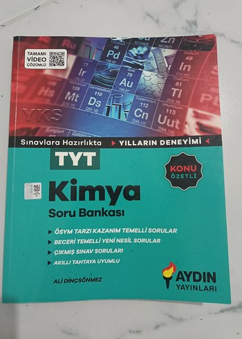 TYT Kimya Soru Bankası - Aydın Yayınları
