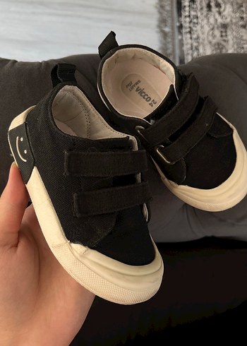 Vicco Erkek Çocuk Siyah Cırtlı ışıklı Sneakers