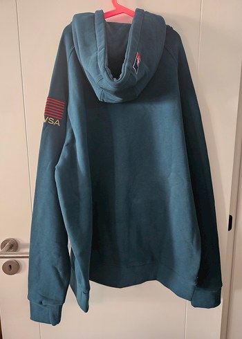 xxl Beden unisex sweatshirt koyu yeşil