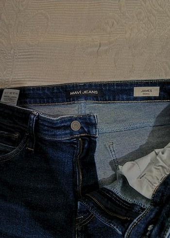 33 Beden erkek Mavi Denim Pantolon