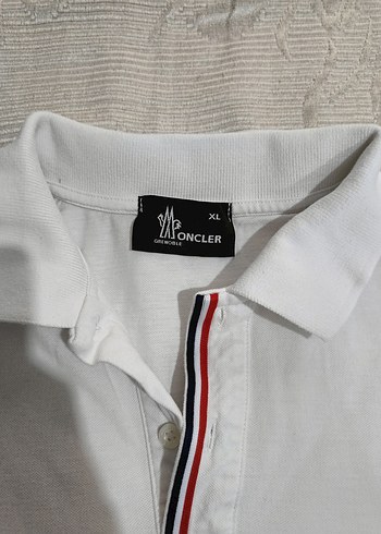 Moncler Beyaz Erkek Polo Tişört