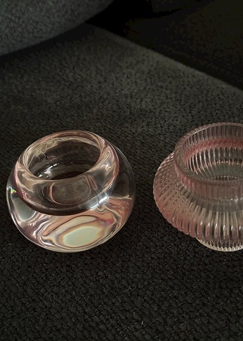 H&M Pembe Cam Mumluk - Görsel 2