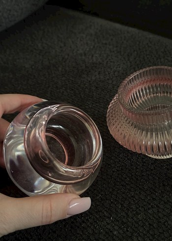 H&M Pembe Cam Mumluk - Görsel 3