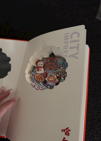 Turuncu Yılbaşı Temalı Defter - Görsel 2