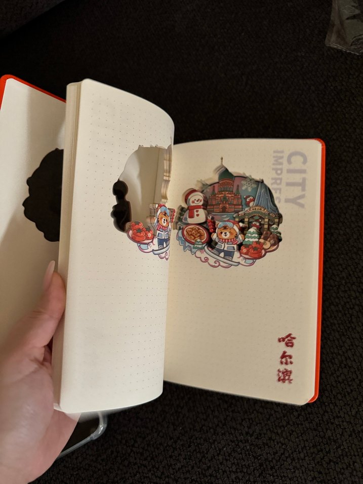 Turuncu Yılbaşı Temalı Defter - Görsel 4