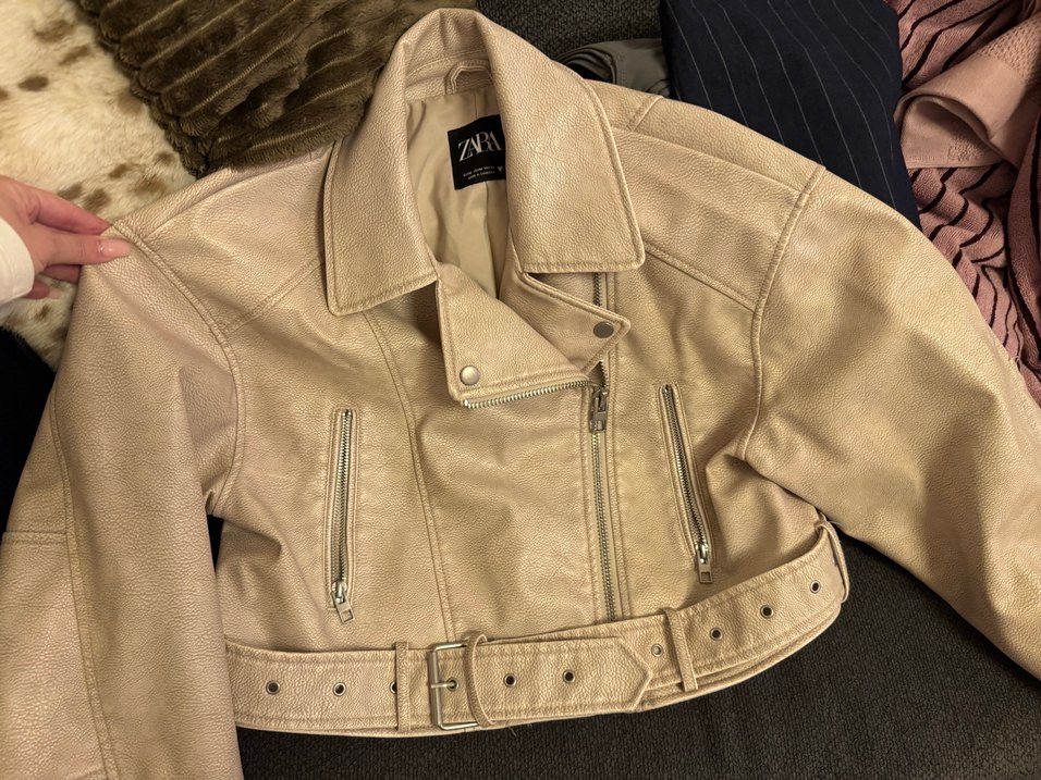 Zara Deri Ceket - Görsel 2