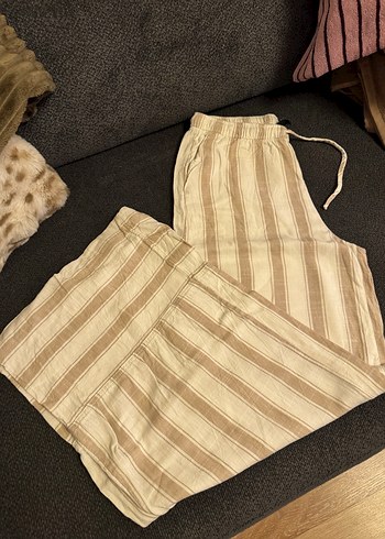 H&M Keten Pantolon - Görsel 3