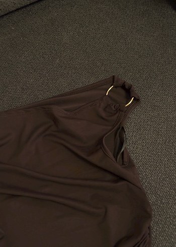 Kahverengi Düşük Omuz Üst - Görsel 2