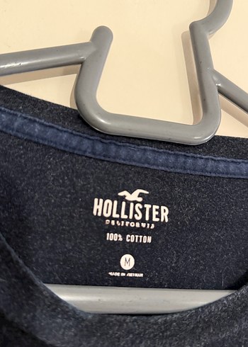 Hollister Erkek Uzun Kollu Lacivert Batik Tişört - Görsel 2