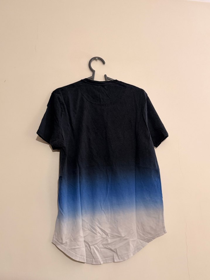 Hollister Mavi Siyah Batik Erkek Tişört - Görsel 2