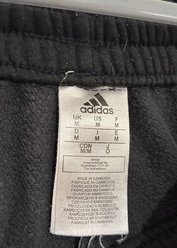 Adidas Kamuflaj Şeritli Siyah Erkek Eşofman Altı - Görsel 3