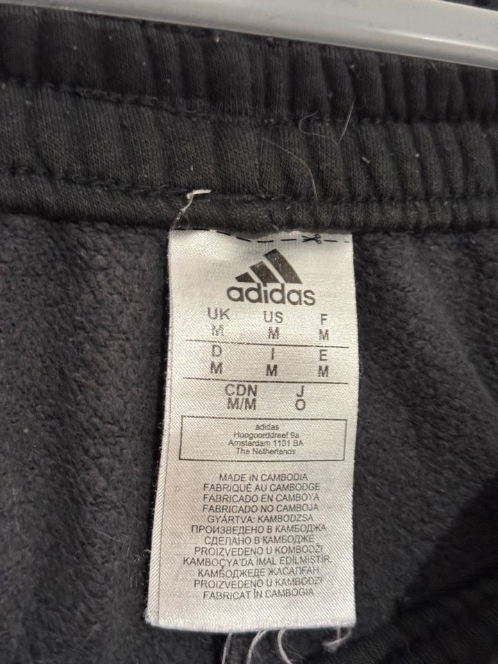 Adidas Kamuflaj Şeritli Siyah Erkek Eşofman Altı - Görsel 3