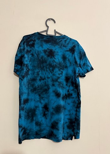 American Eagle Mavi Batik Desenli Erkek Tişört - Görsel 3