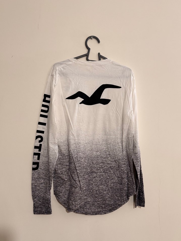 Hollister Erkek Uzun Kollu Baskılı Tişört - Görsel 3