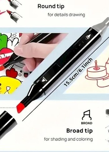 marker keçeli kalem - Görsel 2