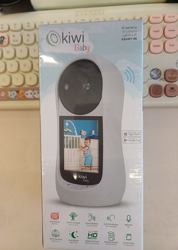 Beden Beyaz Bebek Kamerası ve Monitörü