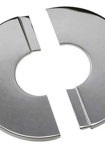 -Paslanmaz Çelik Yuvarlak Rozet Plakaları Duvara
Monte Flanşlar  - Görsel 3