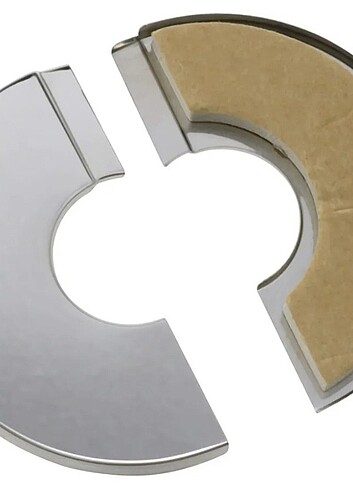 -Paslanmaz Çelik Yuvarlak Rozet Plakaları Duvara
Monte Flanşlar  - Görsel 4