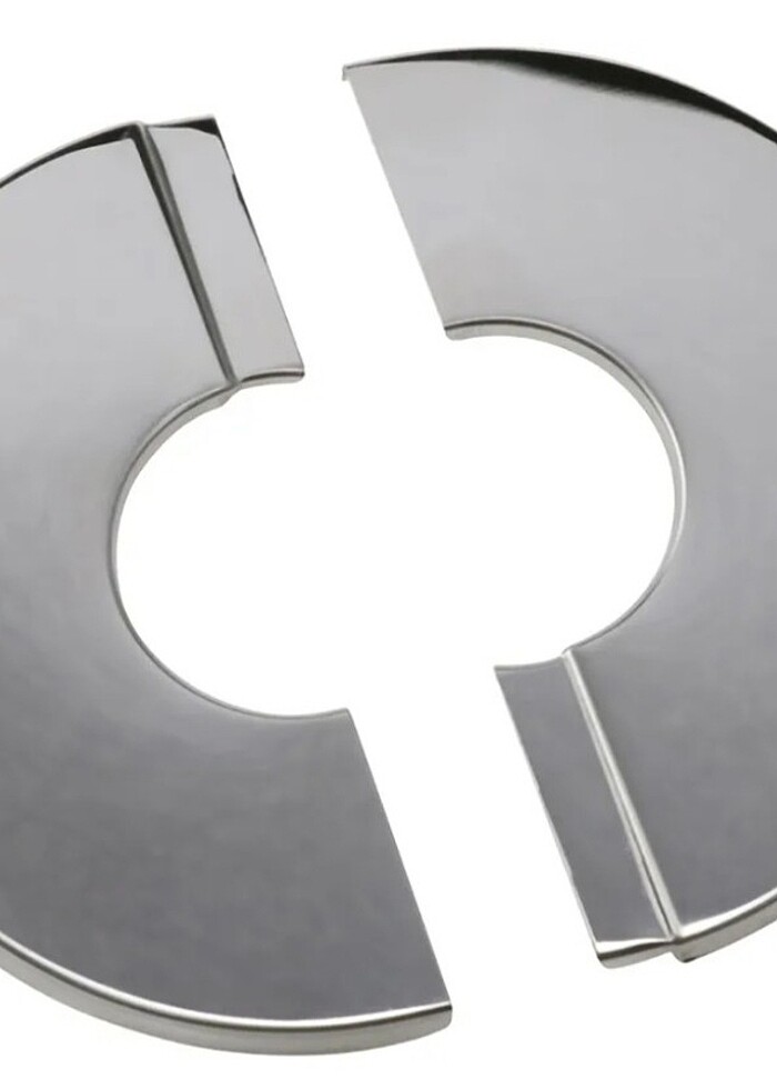 -Paslanmaz Çelik Yuvarlak Rozet Plakaları Duvara
Monte Flanşlar  - Görsel 3