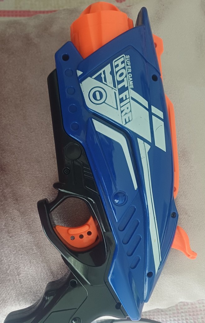 Renkli Mavi Oyuncak Tabanca - Görsel 2