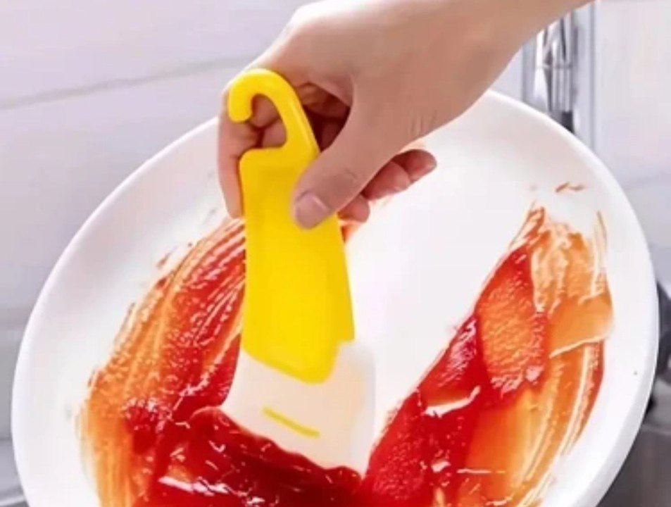 Sarı Plastik Mutfak Kazıyıcı. - Görsel 2