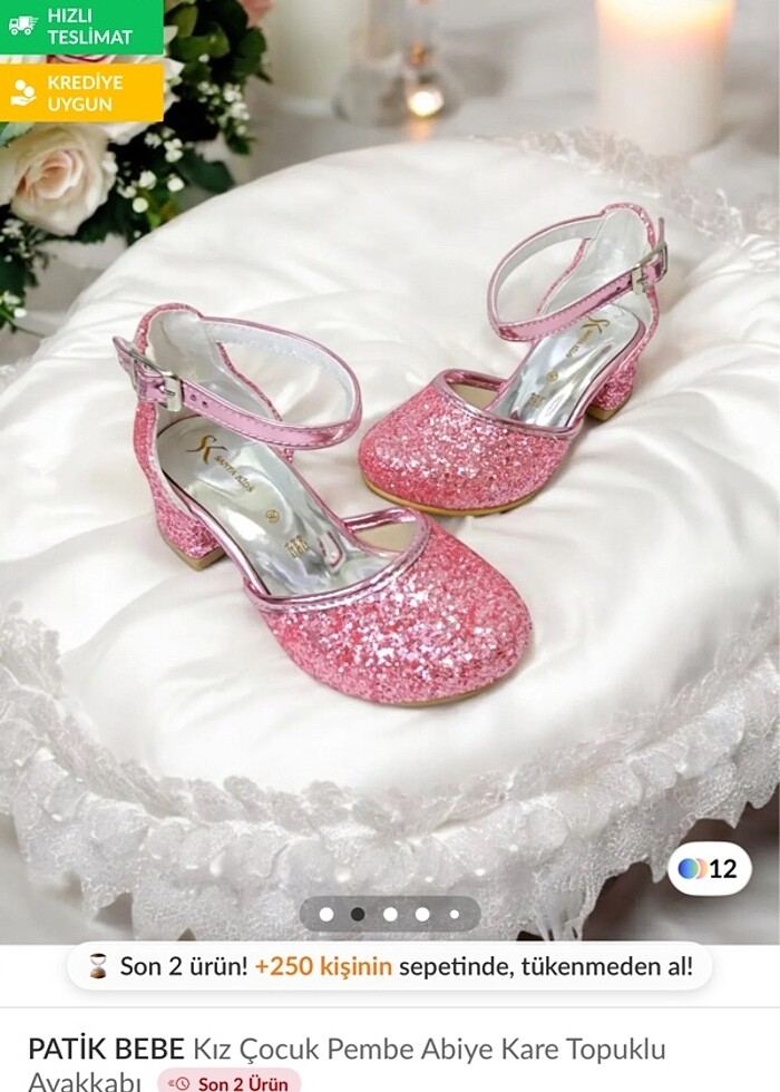 Kız çocuk abiye ayakkabı - Görsel 2
