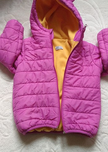 Kız Çocuk Pembe Kapüşonlu Mont lütfen fiyat sorunuz