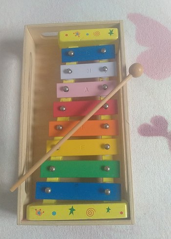 Renkli Ahşap Ksilofon Müzik Oyuncağı lütfen fiyat sorunuz