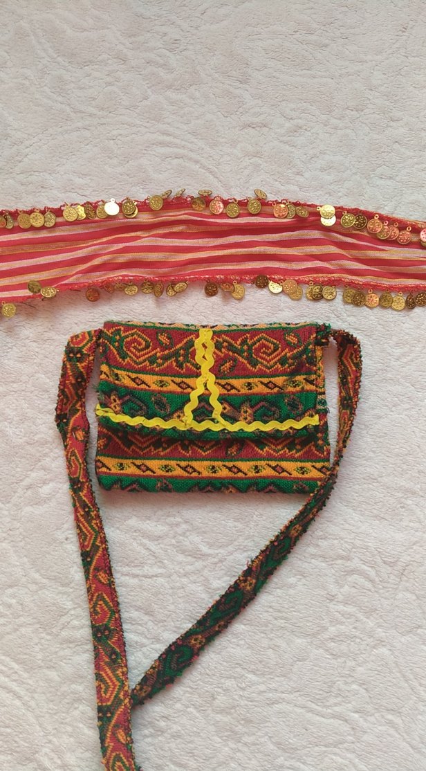 Renkli Nakışlı Çocuk Bel Çantası - Görsel 2