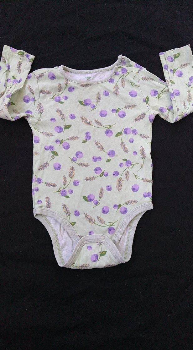 Uzun Kollu Mor Bebek Body - Görsel 2