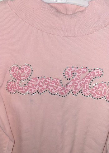 Pembe Uzun Kollu Kız Çocuk Tişörtü - Görsel 3