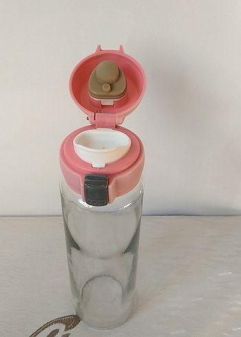 Pastel Pembe Çocuk Termos Şişesi - Görsel 2