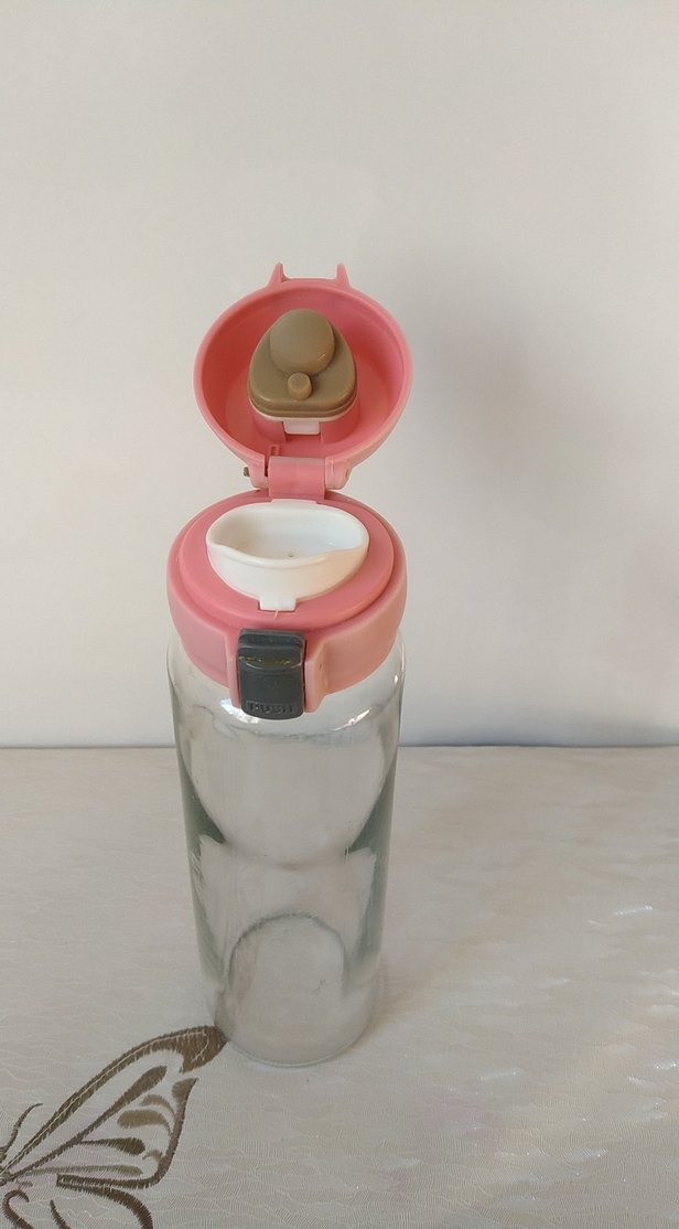 Pastel Pembe Çocuk Termos Şişesi - Görsel 2