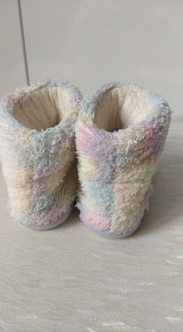 Nakışlı Unicorn Kız Sıcak Terlik - Görsel 3