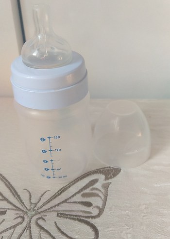 Mavi Pastel Bebek Biberonu - Görsel 3