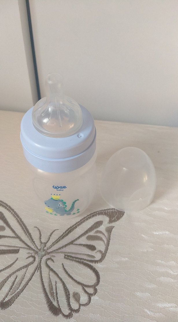 Mavi Pastel Bebek Biberonu - Görsel 2