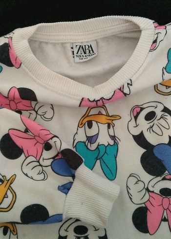 Baskılı Kız Eşofman Takımı Renkli Rahat Kesim - Görsel 3