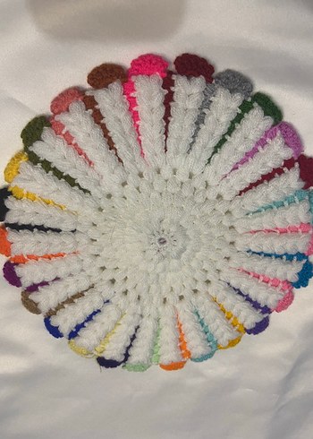 Renkli Örgü El Yapımı lif - Görsel 2