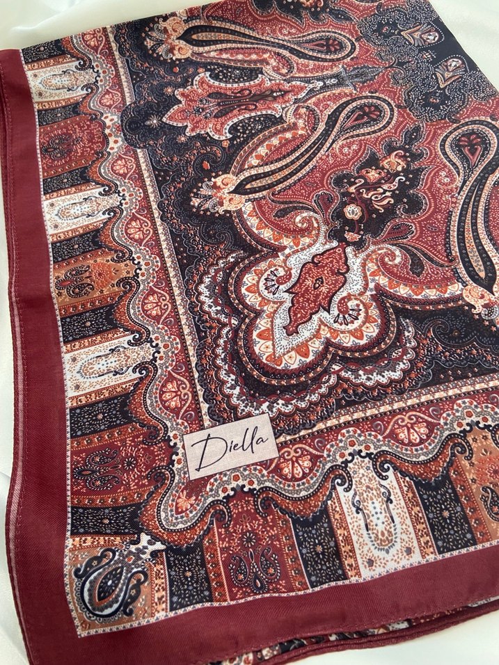 Bordo şal - Görsel 2