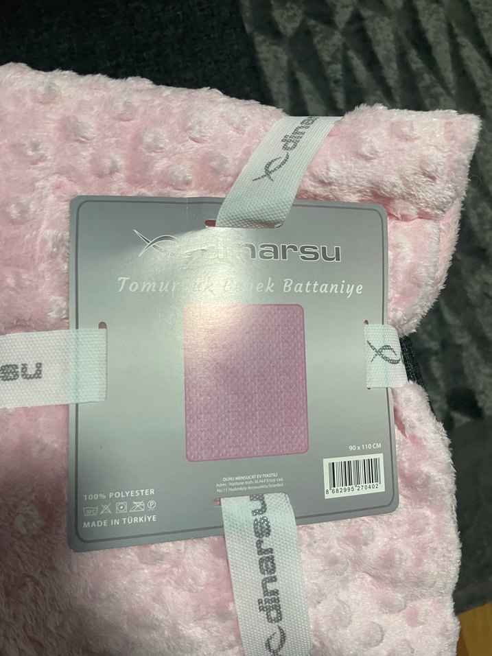 Çocuklar için Pembe Battaniye - Görsel 2
