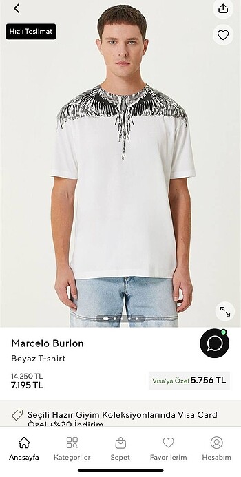 Diğer MARCELO BURLON TİŞÖRT