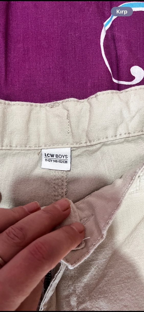 Lc waikiki erkek çocuk keten şort  11-12 yaş - Görsel 2