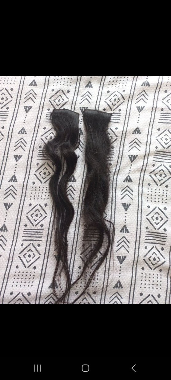 Koyu Kahverengi çıt çıtlı gerçek saç 
çok saglam - Görsel 3